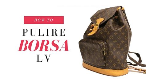 come pulire manici borsa louis vuitton|Come pulire i manici di una borsa Louis Vuitton.